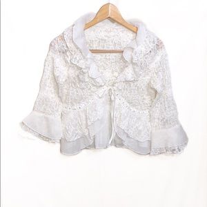 White Lace Blouse